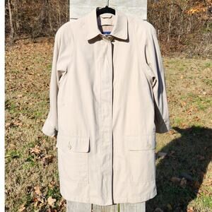 London Fog Limited Edition Trench Coat Size 8 Petite Removable Lining Classic